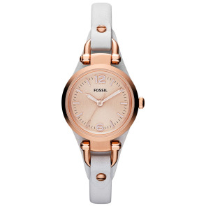 Bracelet de montre Fossil ES3265 Cuir Blanc 7mm